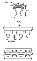 Spring-Fast® BAP AERO Series Flexi-Grommet™ Wire Protection Flexible Grommets - 2