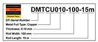 Ordering Examples for Shield-Fast™ DMT Series Metal Foil Adhesive Tapes - 2