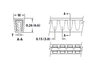 Spring-Fast® SL AERO Series Wire Protection Flexible Grommets - 2