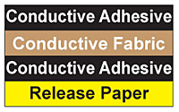 Structure for Shield-Fast™ DT Series Conductive Fabric Adhesive Tapes (DTWTF011)