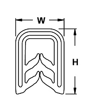 Trim-Fast™ High-Performance Edge Protection Trims (Profile F)