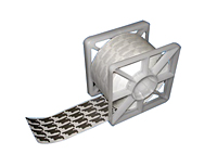 Die cut solution on Roll Caddy for Shield-Fast™ FS Series Conductive Cushion Gaskets