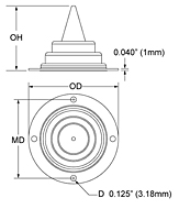 "D" Pointed Bellow Seal for Seal-Fast™ Protection Plate-Seals - 2