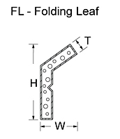 FL - Folding Leaf for Shield-Fast™ G Series Conductive Fabric Over Foam Gaskets