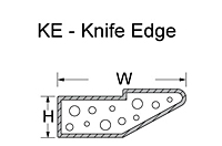 KE - Knife Edge for Shield-Fast™ G Series Conductive Fabric Over Foam Gaskets