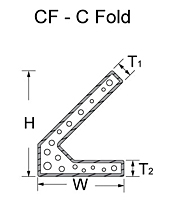 CF - C Fold for Shield-Fast™ G Series Conductive Fabric Over Foam Gaskets