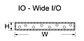 IO - Wide Inside Outside for Shield-Fast™ G Series Conductive Fabric Over Foam Gaskets